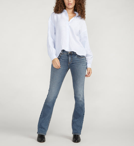 Suki Mid Rise Slim Bootcut Jeans