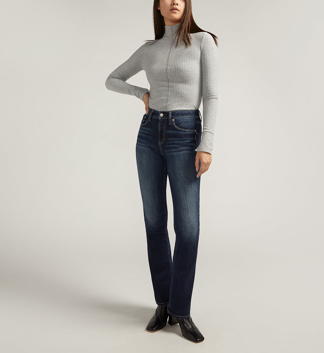 Avery High Rise Slim Bootcut Jeans