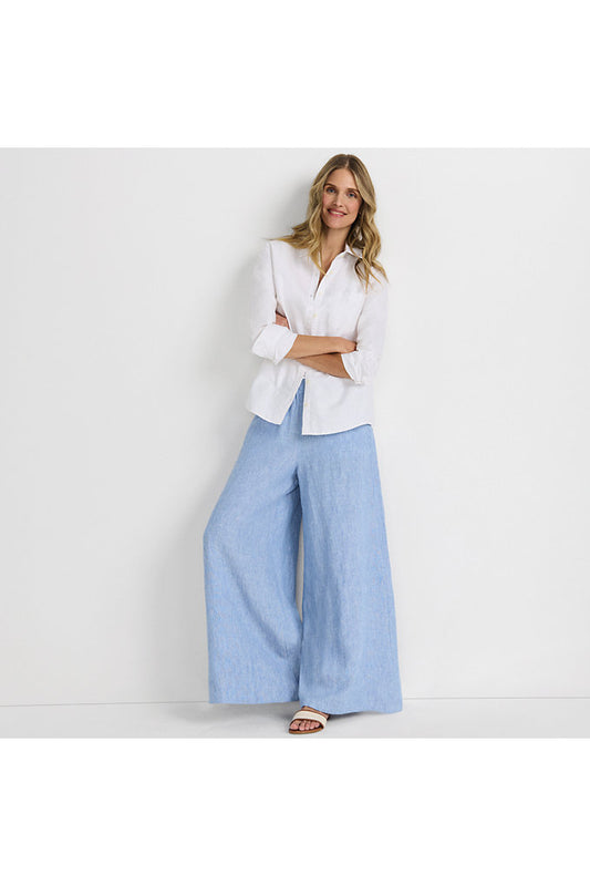 Linen Palazzo Pants: 28", 30", 31.5" Inseams