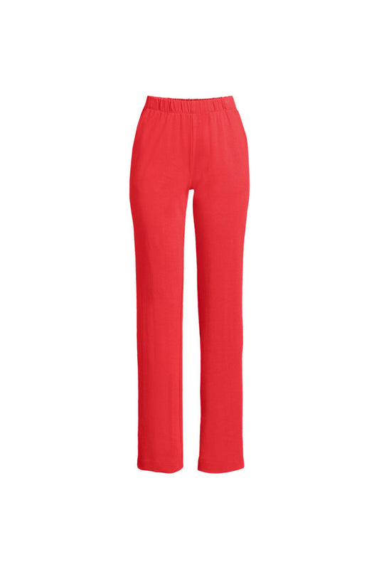 Plus Size Knit Pull On Pants: 29.5" Inseam