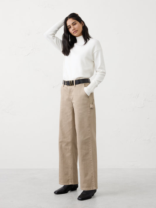 Straight Leg Mid-Rise Carpenter Jean: 28", 30", 33" Inseam
