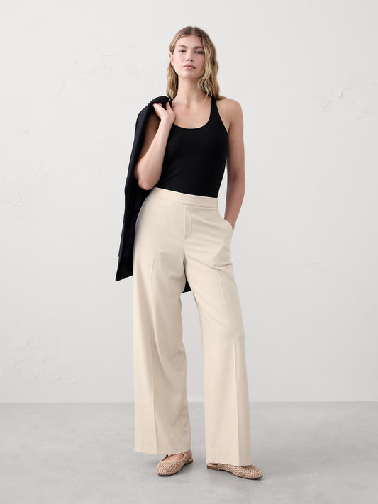 Wide-Leg Trousers in 9 Colors: 29", 31", 34" Inseams