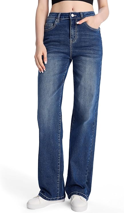 Women's Baggy Jeans: 32", 34", 36" Inseam