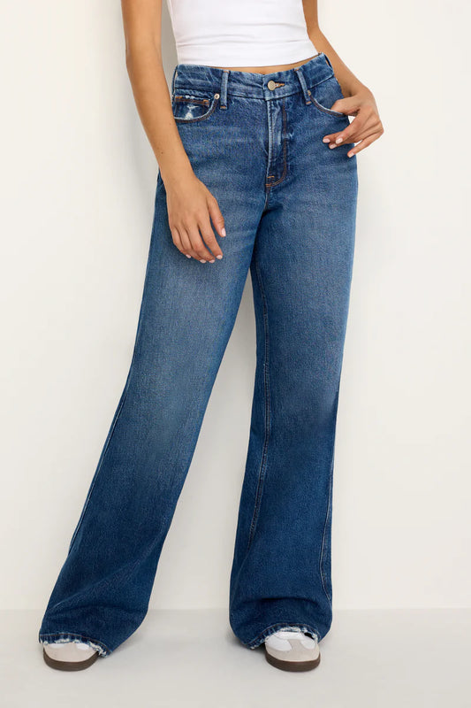 Women's Tall Wide Leg Skate Jeans: 34" Inseam