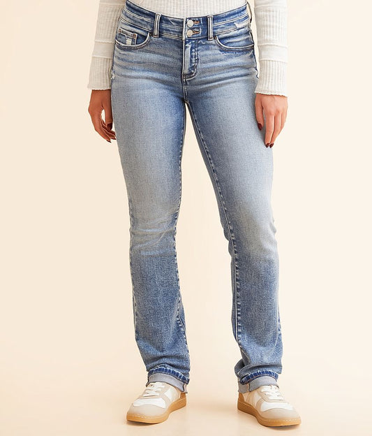 Cuffed Stretch Jean: 30-35.5" Inseams