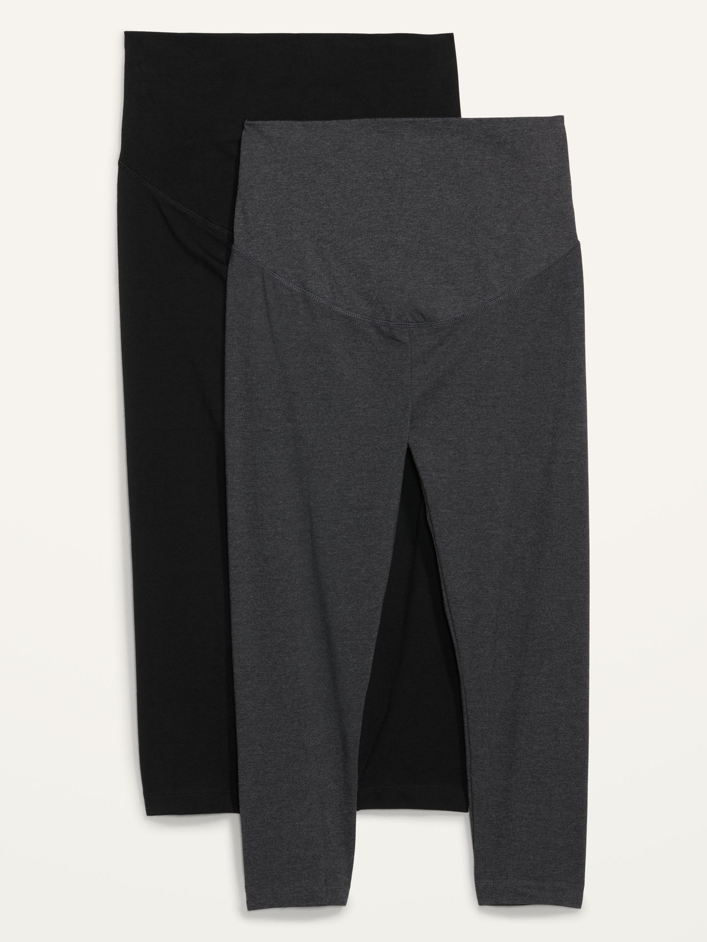 Old Navy Maternity 2-Pack Full-Panel Cropped Jersey Leggings