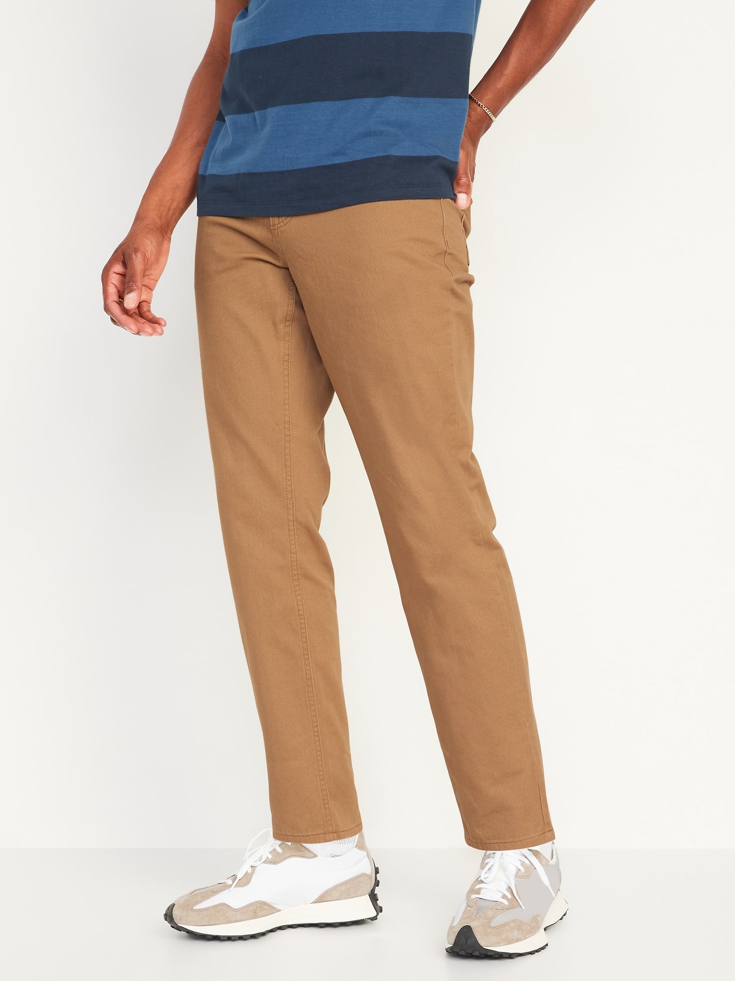 Old Navy Athletic Taper Non-Stretch Twill Five-Pocket Pants for Men