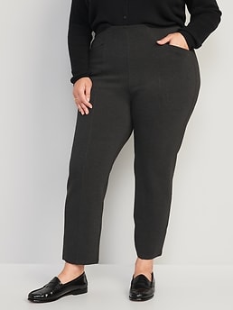 Extra High-Waisted Stevie Straight Taper Ankle Pants for Women