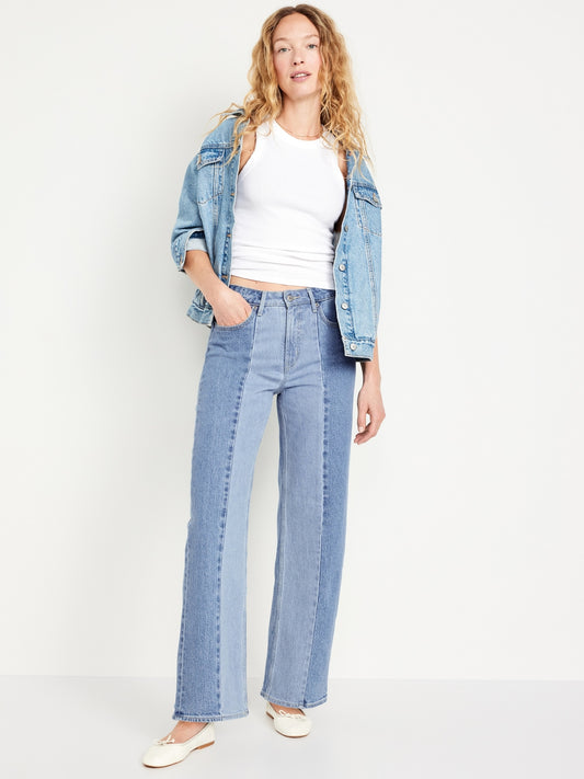 Extra High-Waisted Wide-Leg Jeans