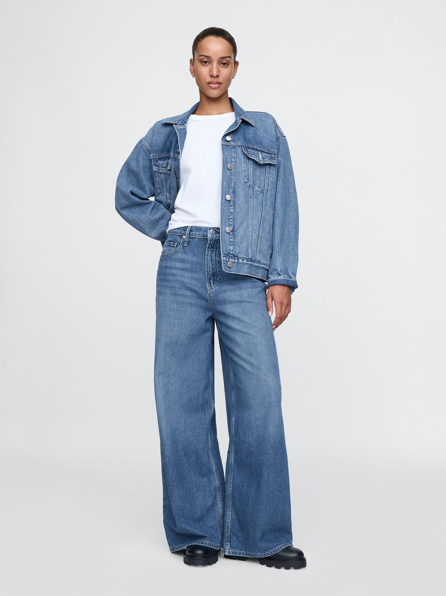 Sky High Rise UltraSoft Baggy Jeans