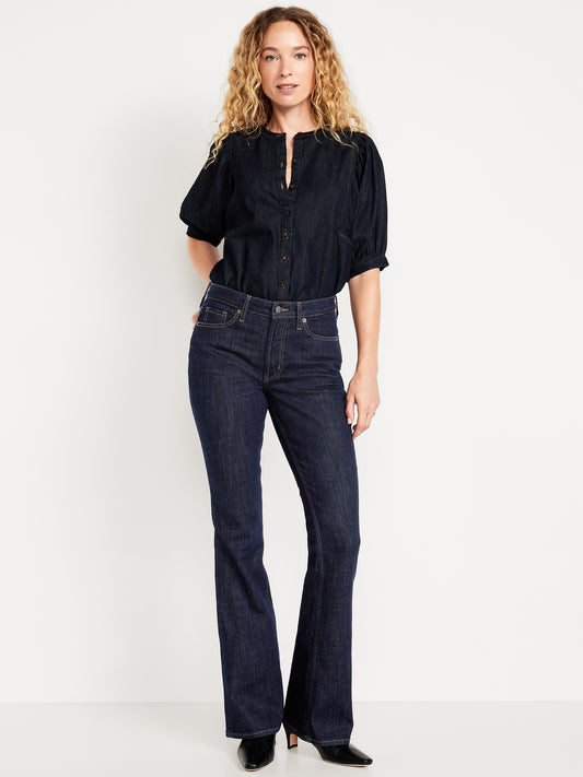 Classic Mid-Rise Slim Bootcut Jeans 29", 32", 35" Inseams