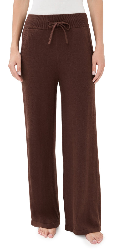 Chocolate Recycled Sweater Pants 27 Inseam