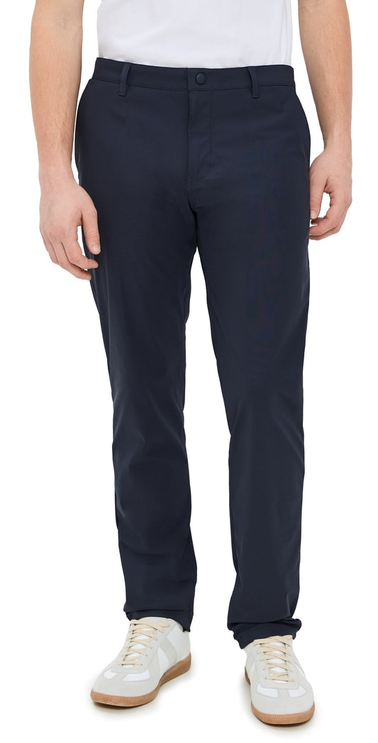 Men's Navy Commuter Pants: 33" Inseam