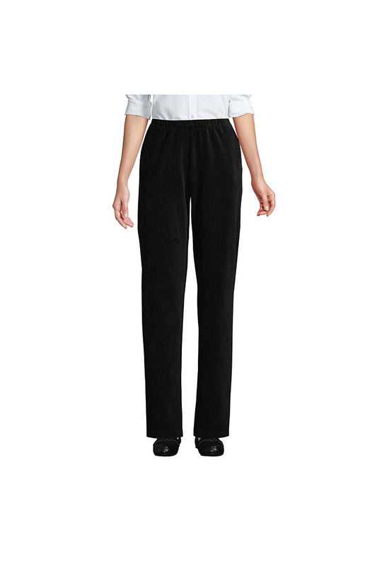 Sport Knit High Rise Corduroy Elastic Waist Pants