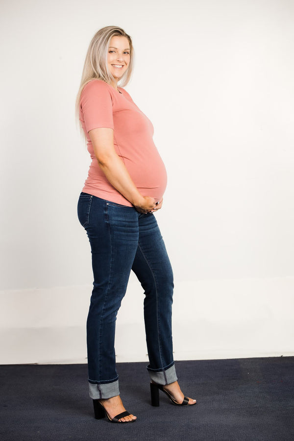 Tall Straight Leg Maternity Jeans