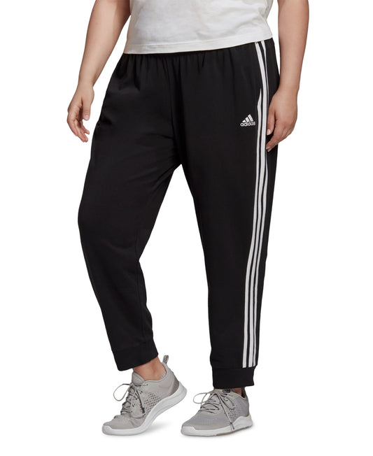 adidas Essentials Plus  3-Stripe Tapered Pants