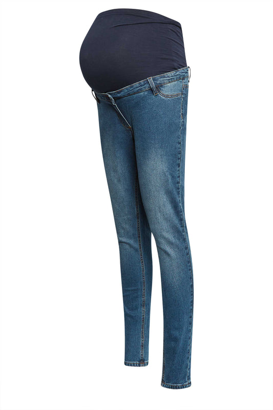 Tall Maternity Mid Blue Skinny AVA Jeans