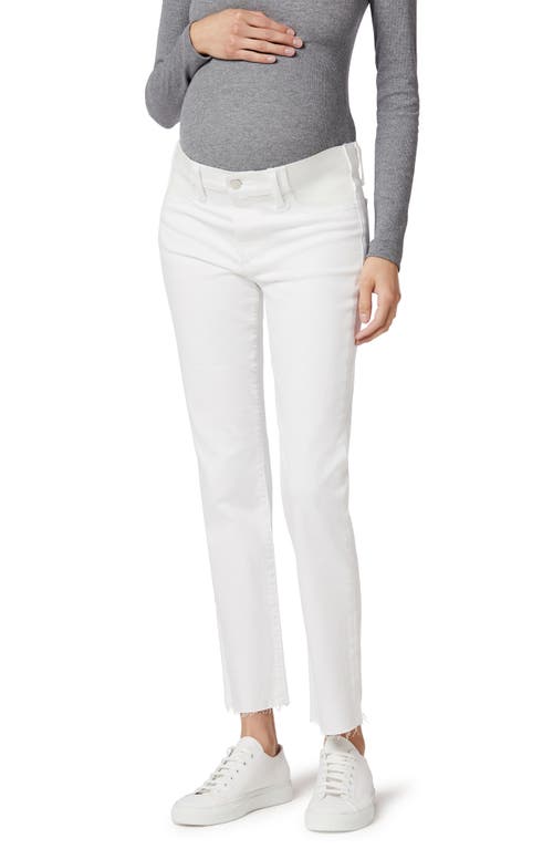Lara Ankle Maternity Jeans in White