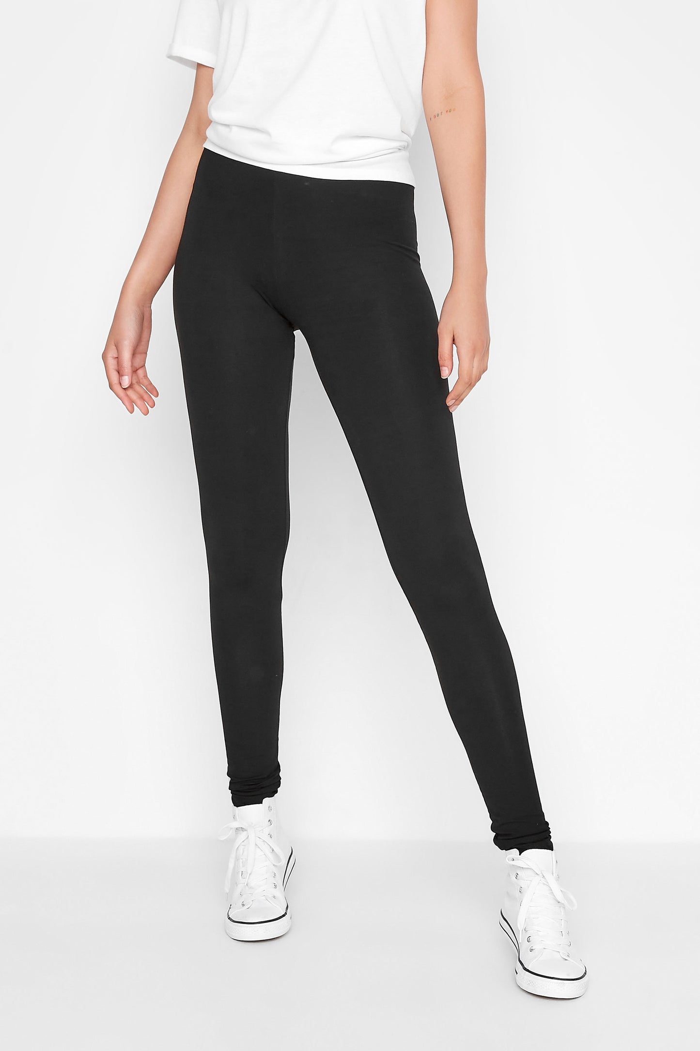LTS MADE FOR GOOD Tall Black Stretch Cotton Leggings