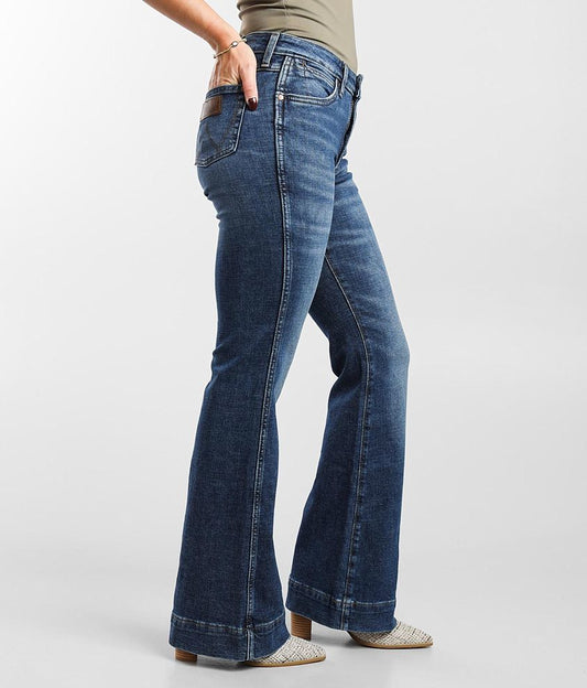 Retro Trouser Flare Stretch Jean