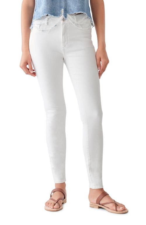 Florence Instasculpt Ankle Skinny Jeans in Milk (Performance: X-Fit)