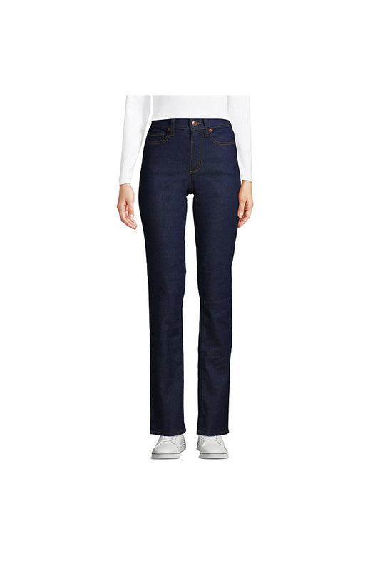 Women's Recover High Rise Straight Leg Blue Jeans