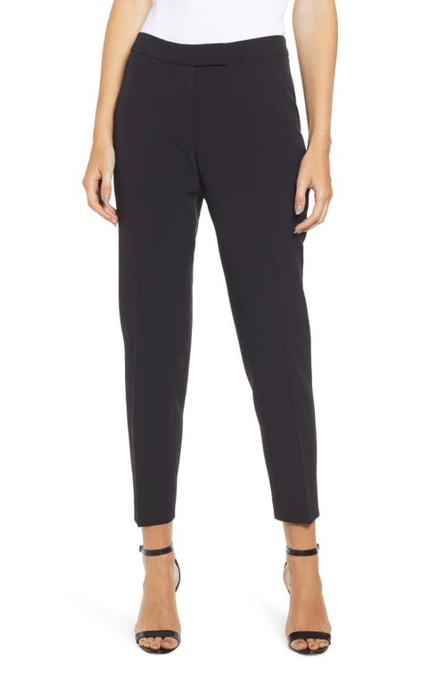 Slim Stretch Woven Pants in Anne Black