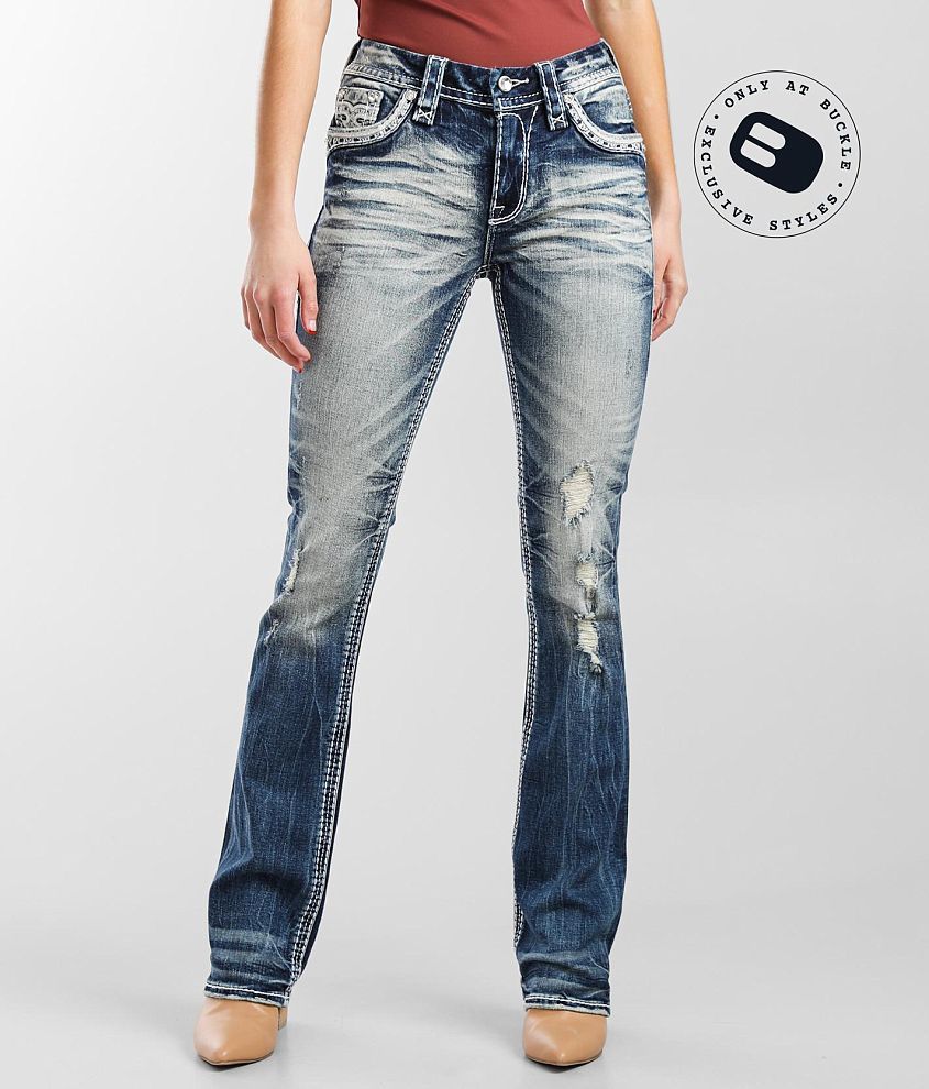 Mid-Rise Boot Stretch Jean