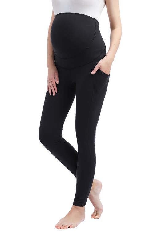 Joi Bellyback Maternity Leggings in Black