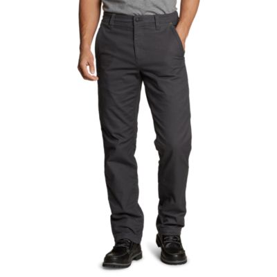 Eddie Bauer Men's Snowcat Fleece-Lined Canvas Pants