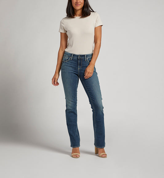 Elyse Mid Rise Slim Bootcut Jeans