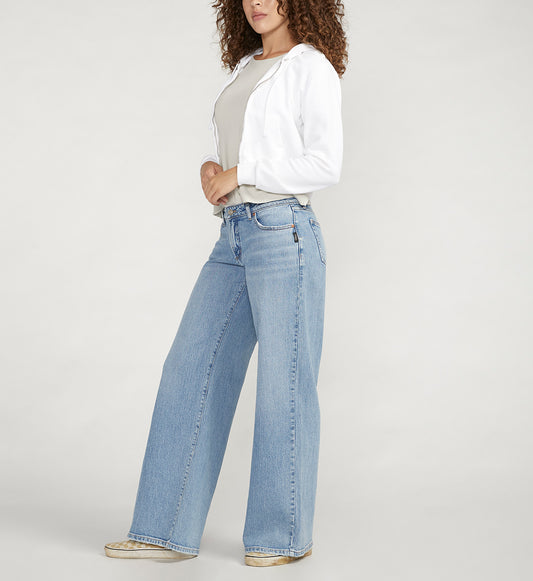 Low Rise Wide Leg Skater Jeans