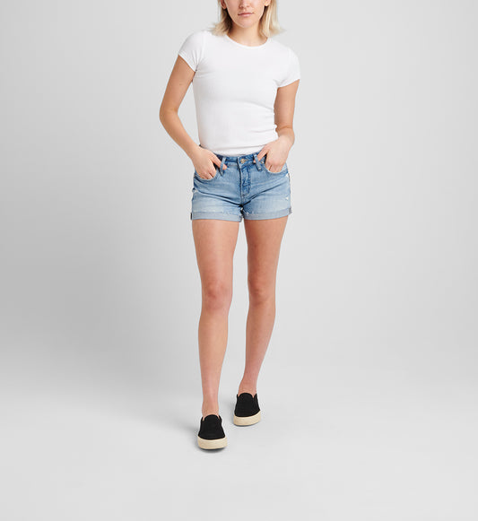 Silver Jeans Boyfriend Mid Rise Short