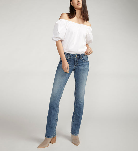 Britt Low Rise Slim Bootcut Jeans