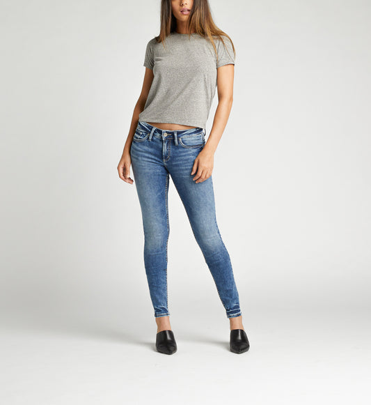 Silver Jeans Suki Mid Rise Skinny Jeans