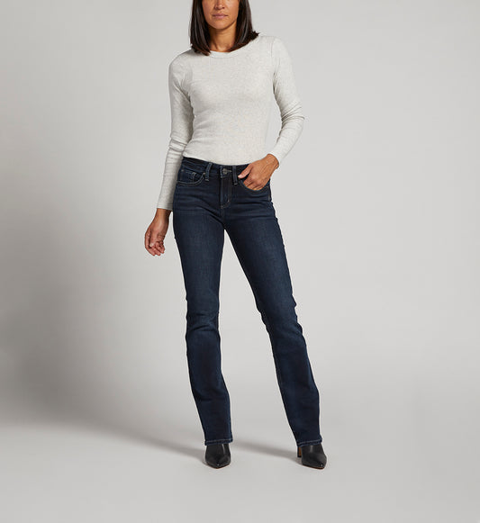 Suki Mid Rise Slim Bootcut Jeans