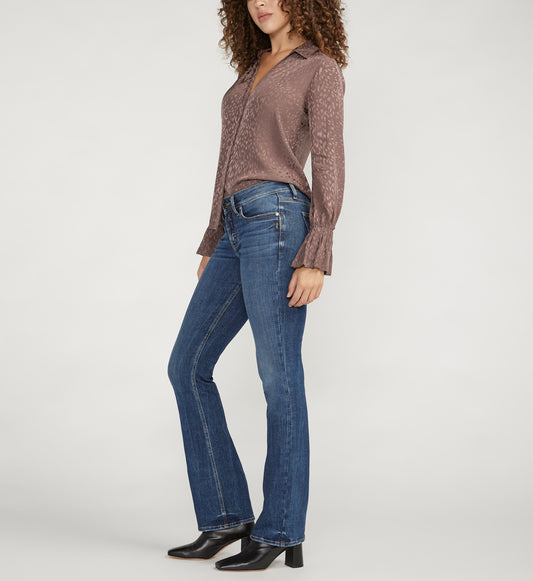 Suki Mid Rise Slim Bootcut Jeans