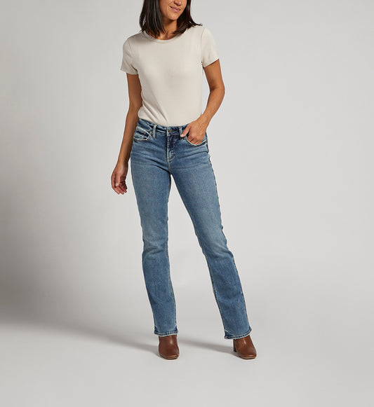 Suki Mid Rise Slim Bootcut Jeans