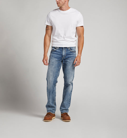 Silver Jeans Zac Relaxed Fit Straight Leg Jeans