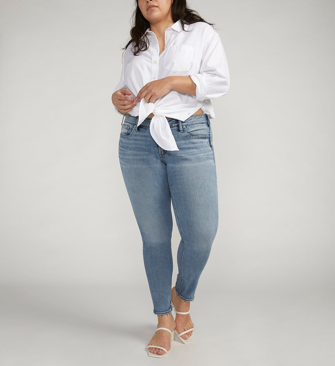 Britt Low Rise Skinny Leg Jeans Plus Size