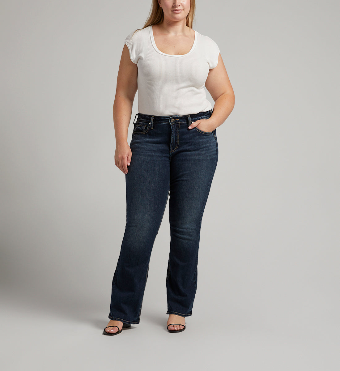Silver Jeans Suki Mid Rise Bootcut Jeans Plus Size