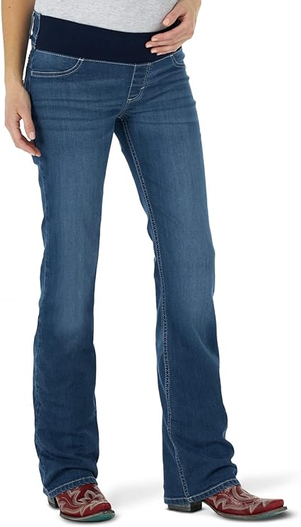 Western Maternity Boot Cut Jeans: 30", 32", 34", 36" Inseams