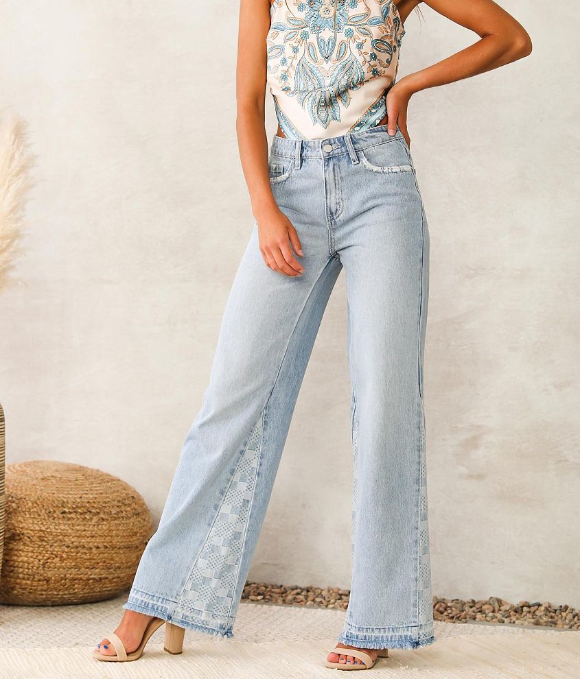 High Rise Wide Leg Jean