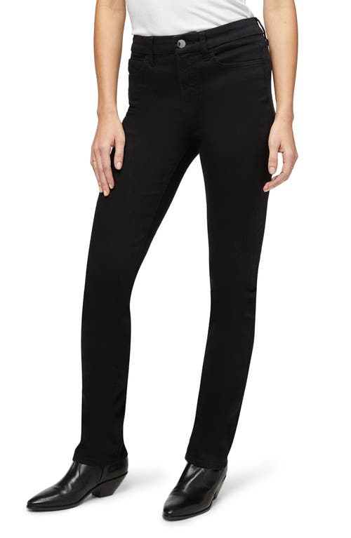 Slim Straight Leg Jeans in Classic Black Noir