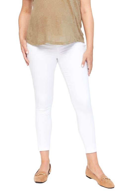 Butter Maternity Skinny Jeans in White