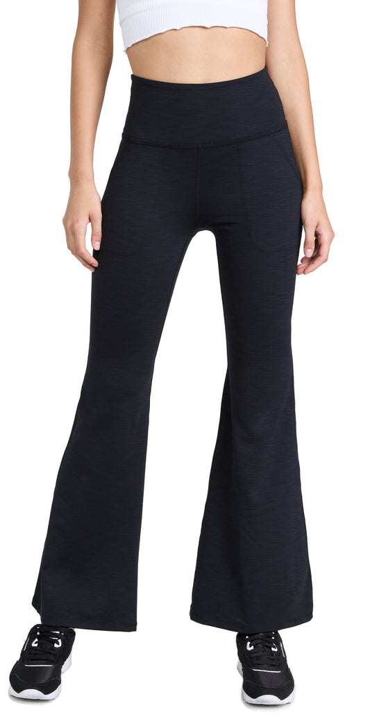 Heather Rib All Day Flare Pants