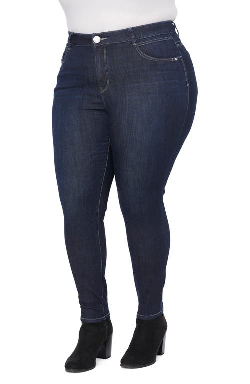 Skyrise Ankle Skinny Jeans in Ina-Indigo Artisanall