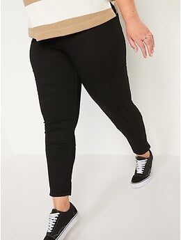 Old Navy Mid-Rise Black Rockstar Super-Skinny Jeans for Women