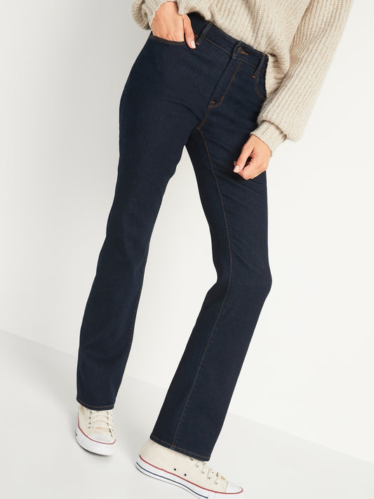 Old Navy Mid-Rise Kicker Boot-Cut Jeans for Women