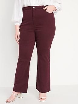 Old Navy Higher High-Waisted Pop-Color Flare Jeans for Women